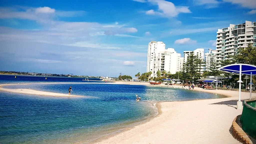 A bright beach day on the Gold Coast.